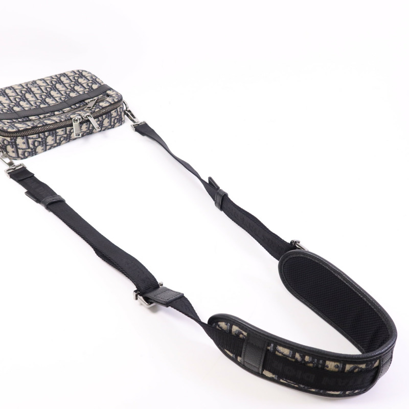Dior 帆布Safari Messenger Bag銀扣肩背袋-8