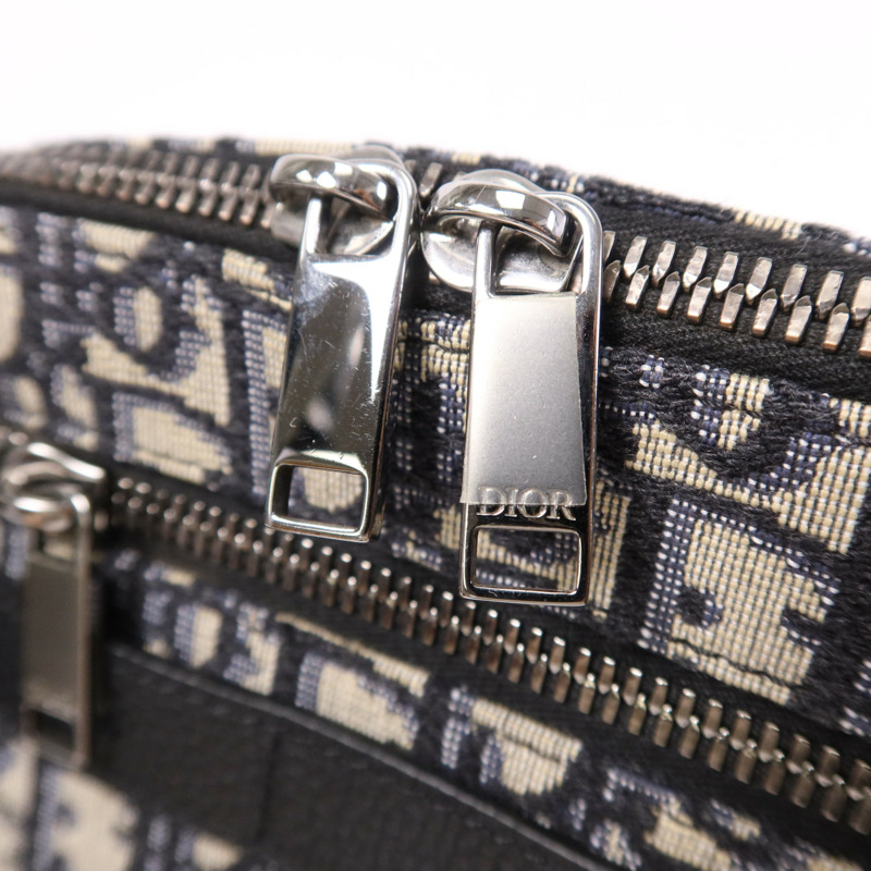 Dior 帆布Safari Messenger Bag銀扣肩背袋-9