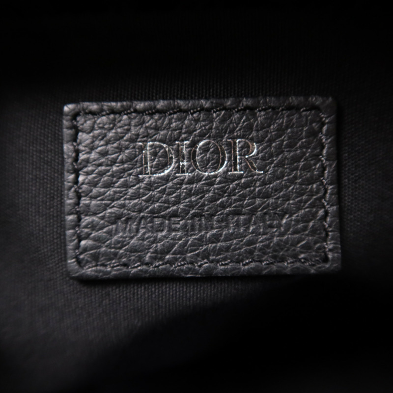 Dior 帆布Safari Messenger Bag銀扣肩背袋-11