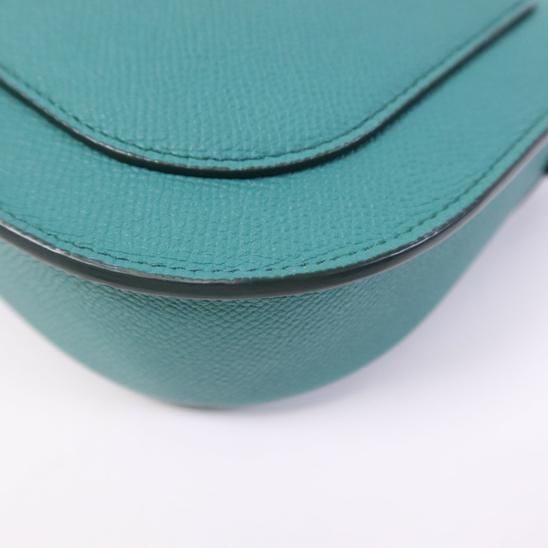 CELINE 牛皮皮革Trotteur銀扣肩背袋-10