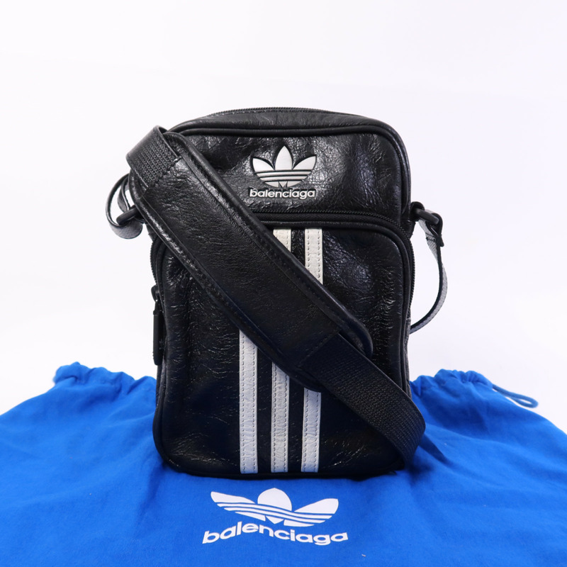 BALENCIAGA 牛皮皮革Small Crossbody Messenger肩背袋-17