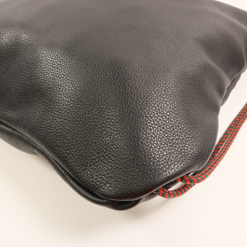 GUCCI 牛皮皮革Rucksack金扣背包-12