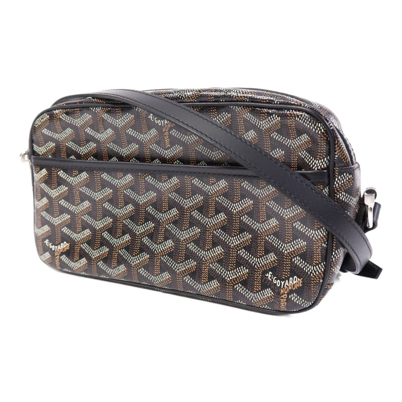 GOYARD 塗層帆布Cap-Vert PM銀扣肩背袋-2