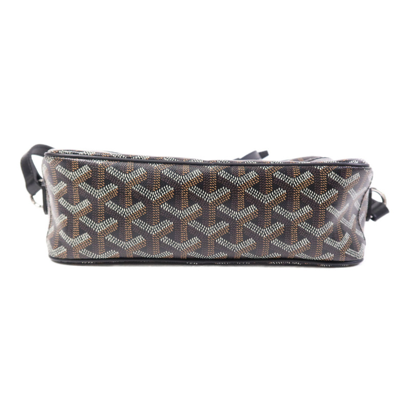 GOYARD 塗層帆布Cap-Vert PM銀扣肩背袋-3