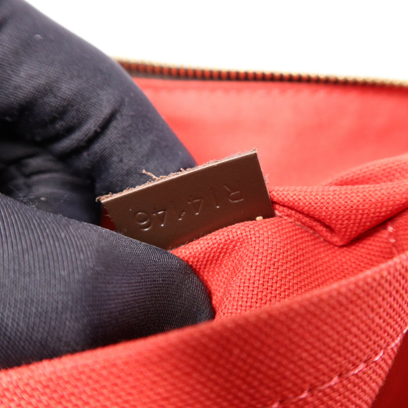 LOUIS VUITTON Damier Ebene Siena MM金扣肩背袋-8