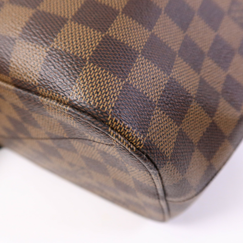 LOUIS VUITTON Damier Ebene Siena MM金扣肩背袋-10