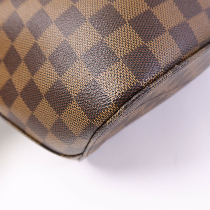 LOUIS VUITTON Damier Ebene Siena MM金扣肩背袋-13