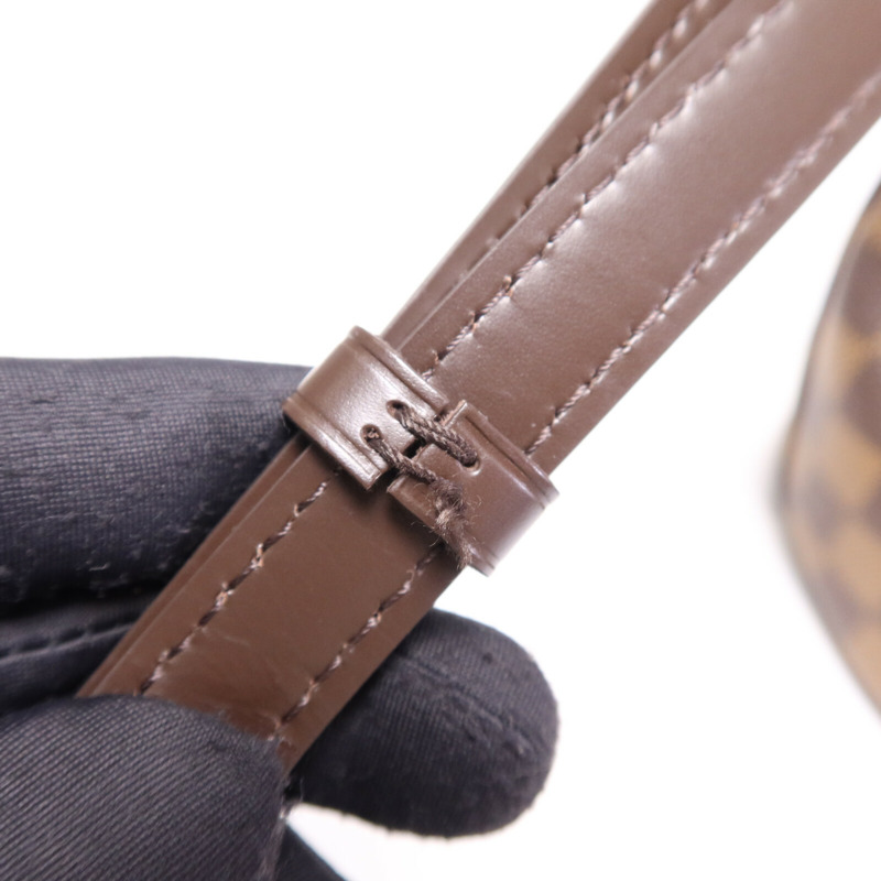 LOUIS VUITTON Damier Ebene Siena MM金扣肩背袋-15