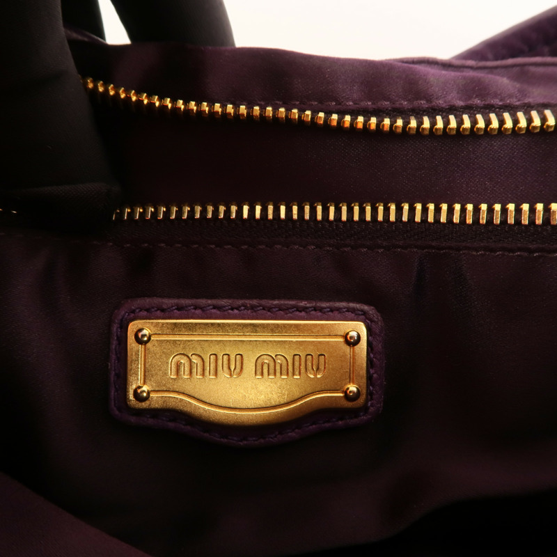 Miu Miu 羊皮皮革Shoulder Bag金扣手挽肩背兩用袋-5