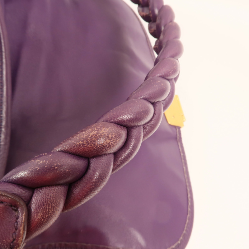 Miu Miu 羊皮皮革Shoulder Bag金扣手挽肩背兩用袋-16