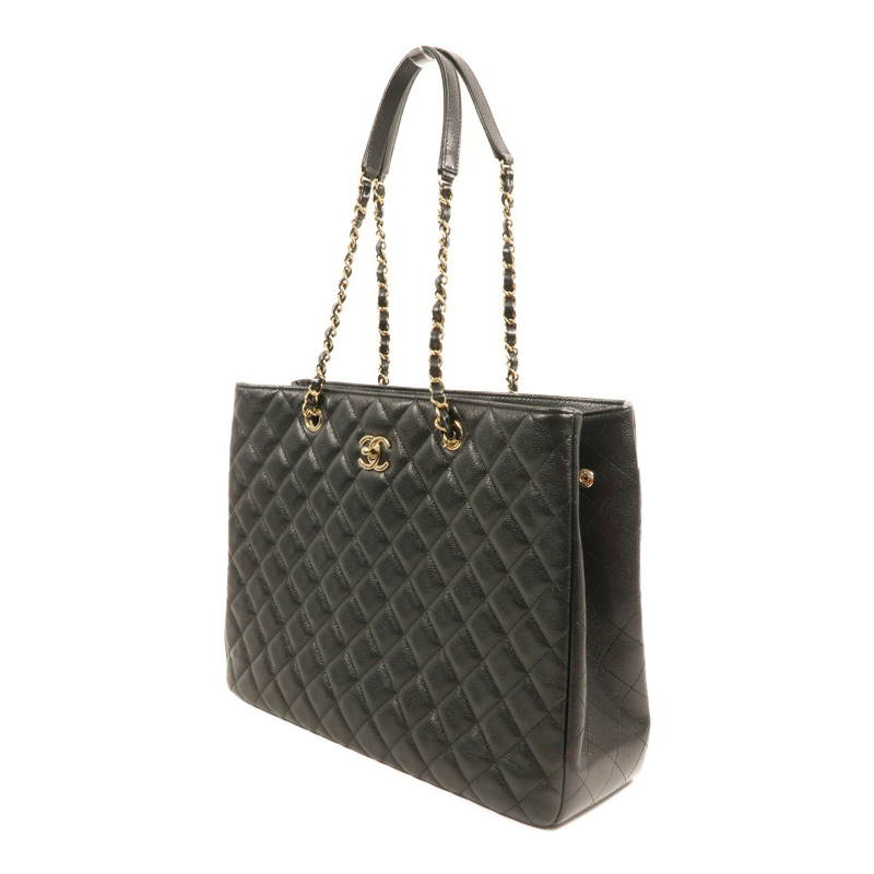 CHANEL 牛皮皮革Shoulder Bag金扣鏈帶肩背袋-2