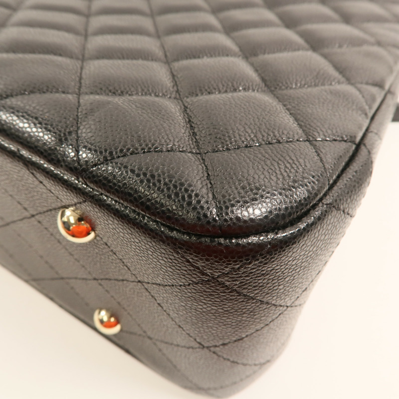 CHANEL 牛皮皮革Shoulder Bag金扣鏈帶肩背袋-12