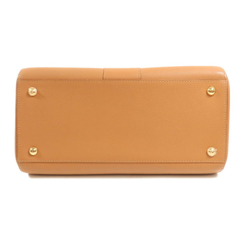 Delvaux 牛皮皮革Brillant MM金扣手挽肩背兩用袋-3