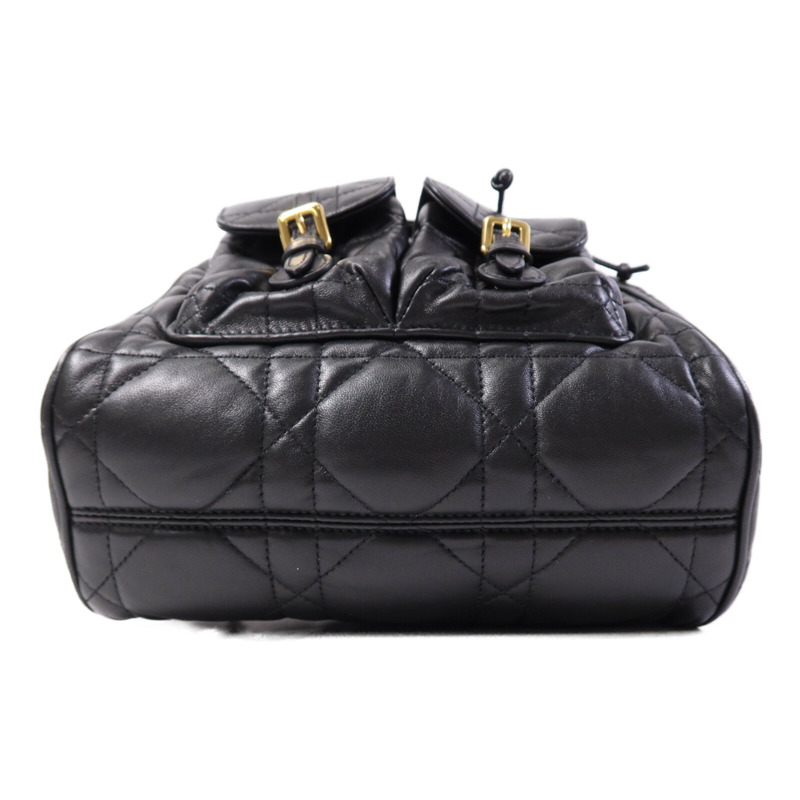 Dior 羊皮皮革Caro Backpack Medium金扣背包-3