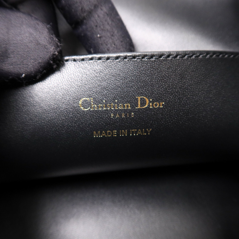 Dior 羊皮皮革Caro Backpack Medium金扣背包-5