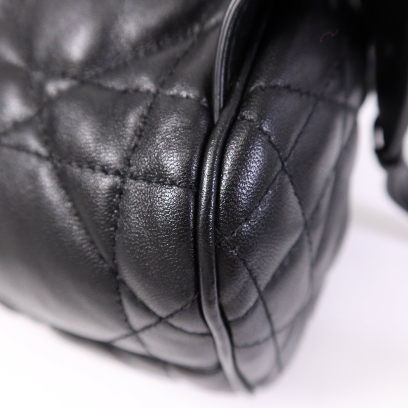 Dior 羊皮皮革Caro Backpack Medium金扣背包-12