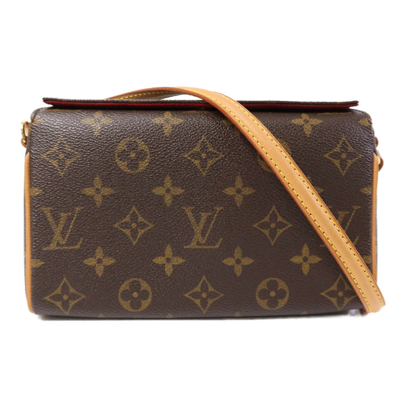 LOUIS VUITTON Monogram Recital Handbag金扣肩背袋-0