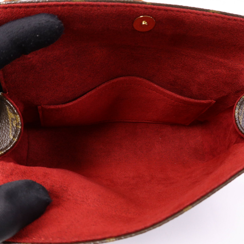 LOUIS VUITTON Monogram Recital Handbag金扣肩背袋-4