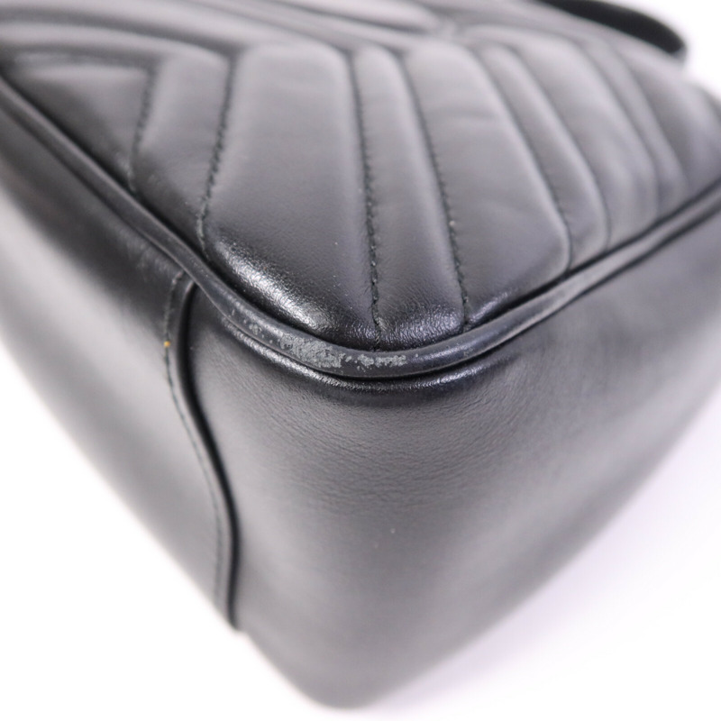 GUCCI 牛皮皮革GG Marmont Small金扣手挽肩背兩用袋-11