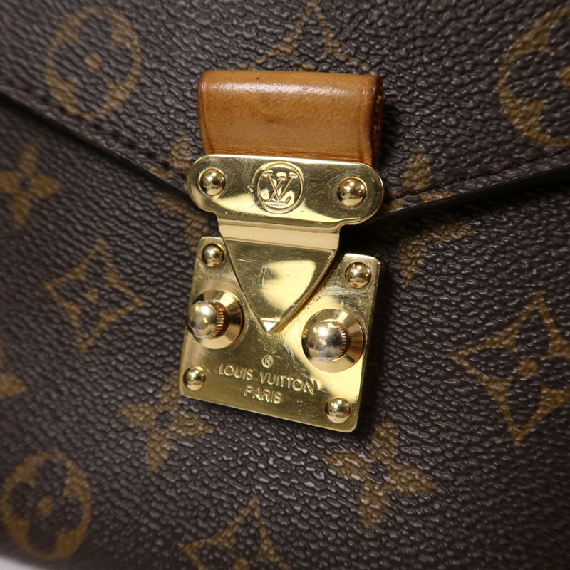 LOUIS VUITTON Monogram Pochette Metis MM金扣手挽肩背兩用袋-6