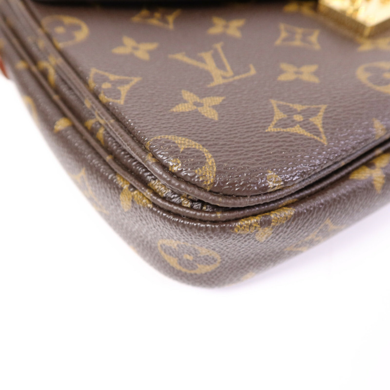 LOUIS VUITTON Monogram Pochette Metis MM金扣手挽肩背兩用袋-12