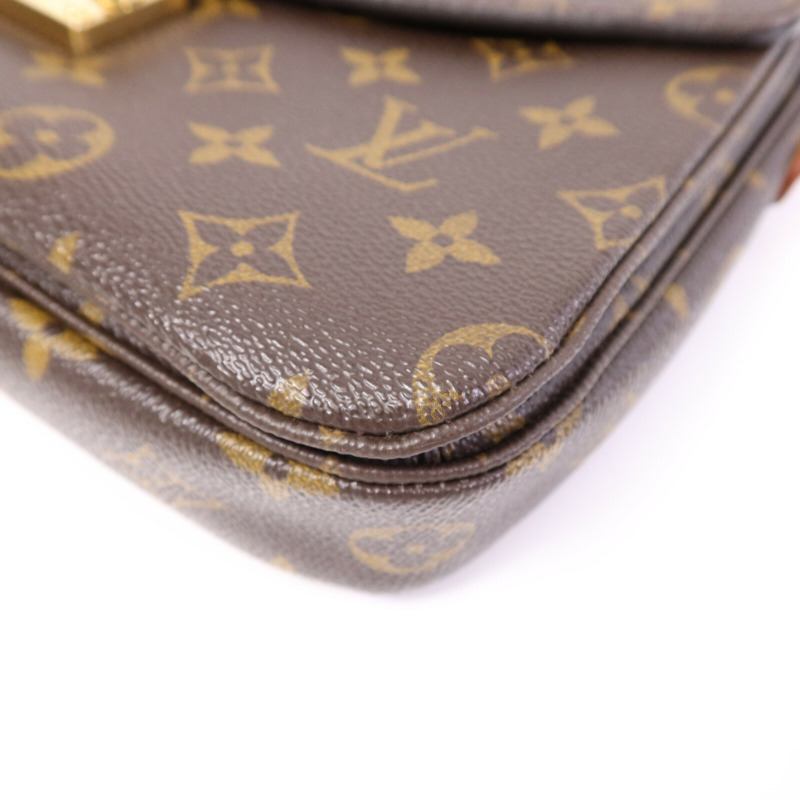 LOUIS VUITTON Monogram Pochette Metis MM金扣手挽肩背兩用袋-13