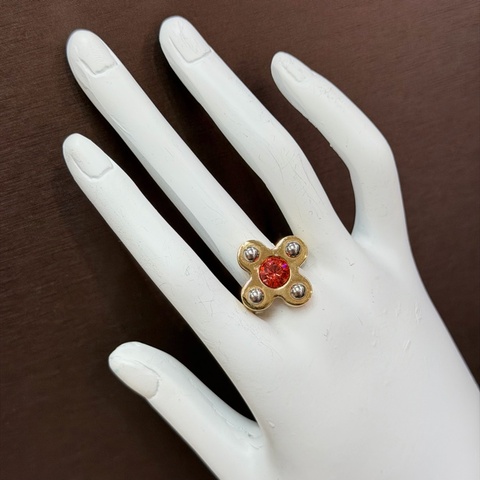LV Love Letters 小花四葉草戒指 LN007