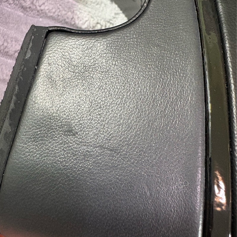 誠可議價 香奈兒 CHANEL 黑色菱格紋 厚底涼鞋-14