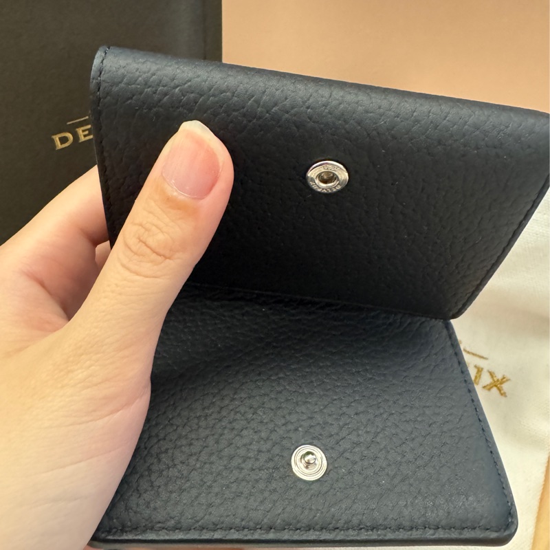 DELVAUX Presse Trifold Wallet 短夾/零錢包_黑-2