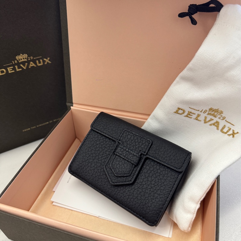 DELVAUX Presse Trifold Wallet 短夾/零錢包_黑-5