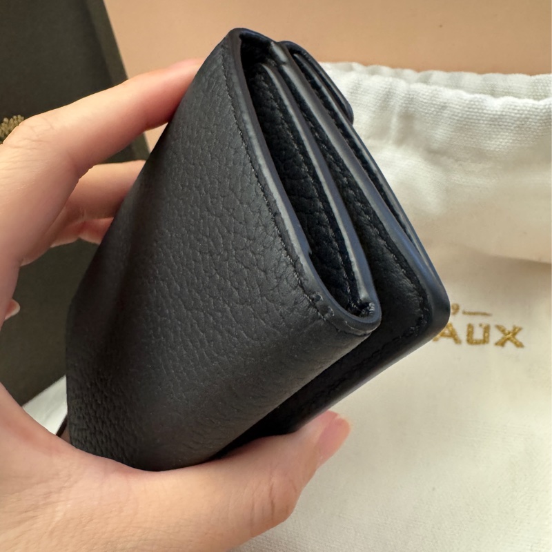 DELVAUX Presse Trifold Wallet 短夾/零錢包_黑-10