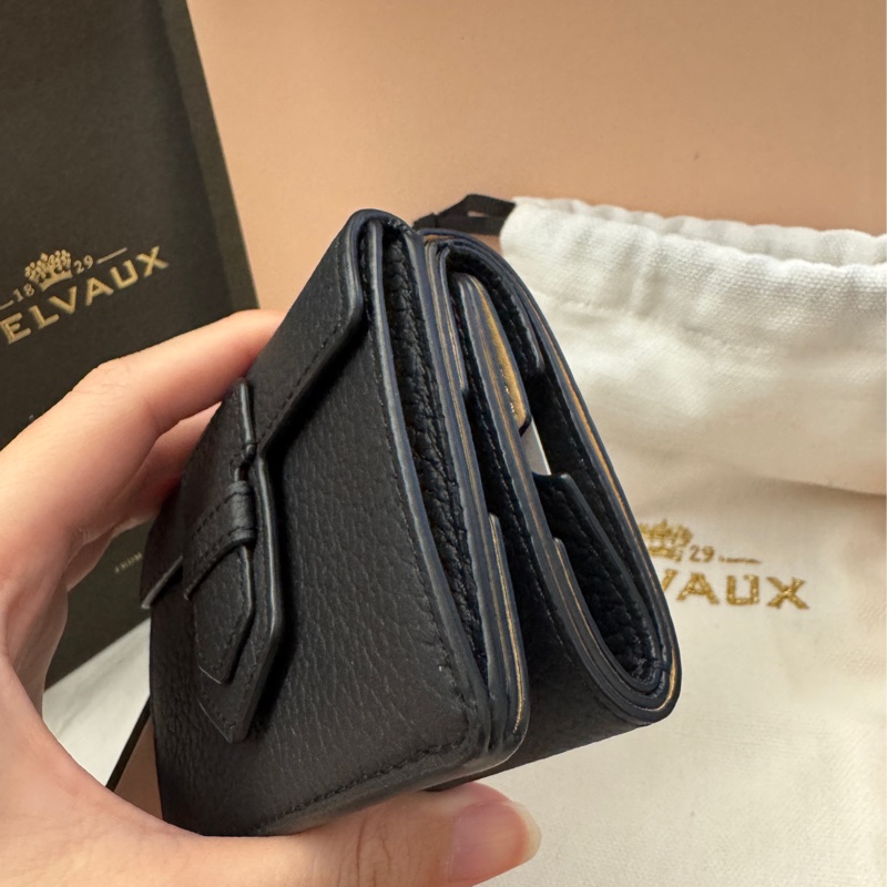 DELVAUX Presse Trifold Wallet 短夾/零錢包_黑-11
