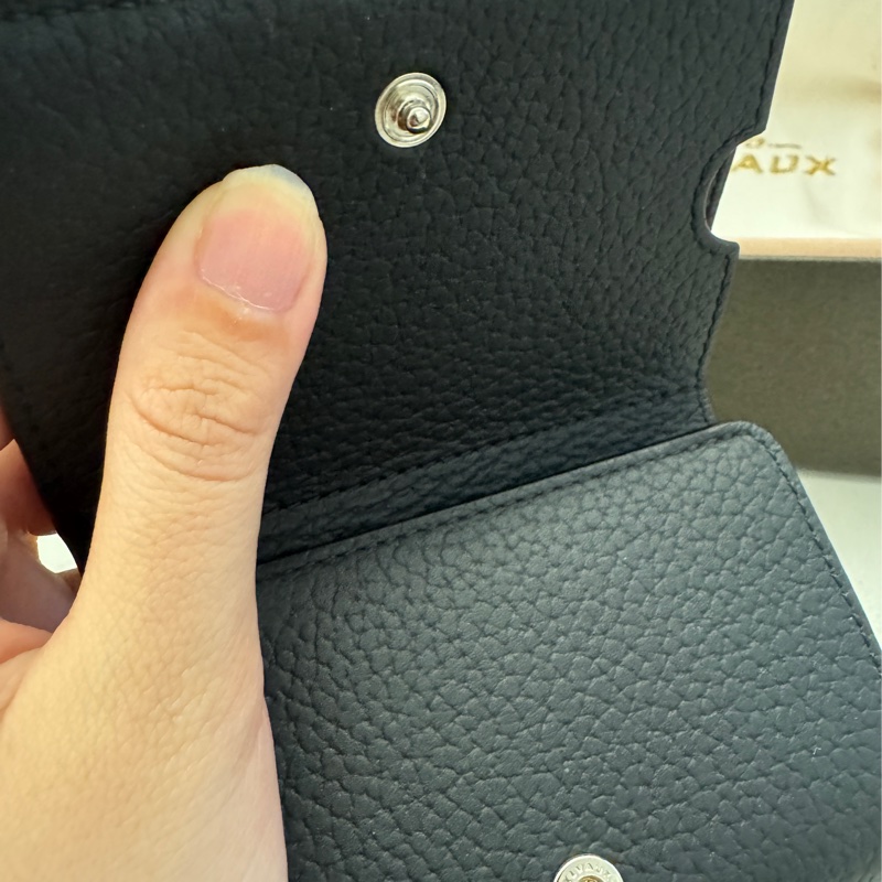 DELVAUX Presse Trifold Wallet 短夾/零錢包_黑-14