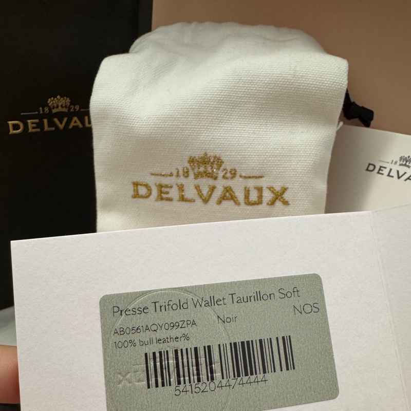 DELVAUX Presse Trifold Wallet 短夾/零錢包_黑-17