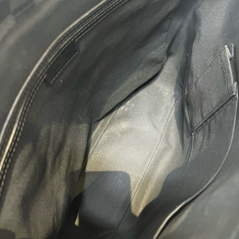 LOUIS VUITTON/路易威登 黑色棋盤格男士公文包 手提包單肩斜挎包 36*11*36cm-5