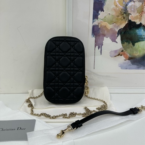 Dior迪奧 肩帶可拆 羊皮革藤格紋 單肩包斜背包手提包手機包 多種背法 閒置未使用品