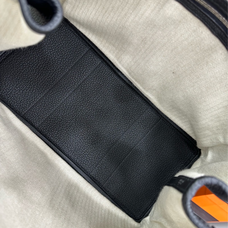 Hermes 愛馬仕 Garden Party 36 花園36 黑銀 C刻-6