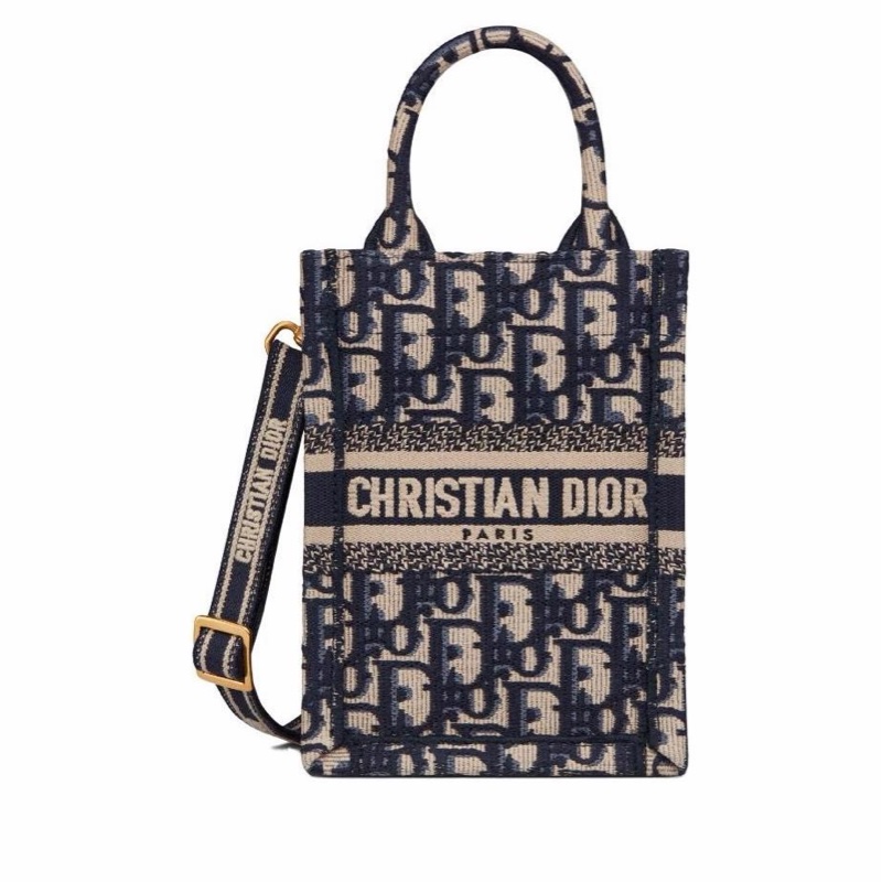 Dior 女士 迷你 Book Tote手機包均碼碼MINI、13cm*5cm*18cm-0