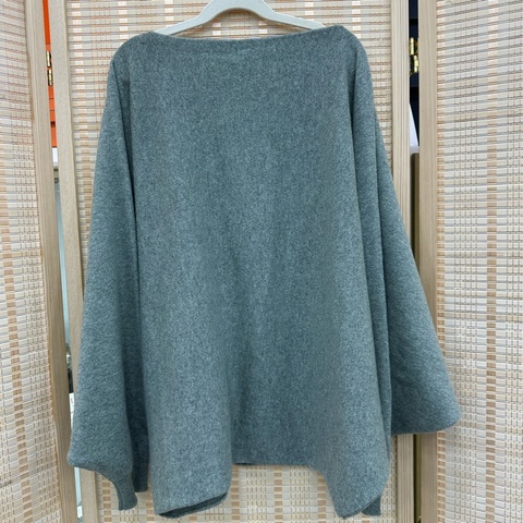 Hermes 愛馬仕 純羊絨蝙蝠灰色36碼