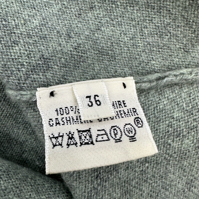 Hermes 愛馬仕 純羊絨蝙蝠灰色36碼-3