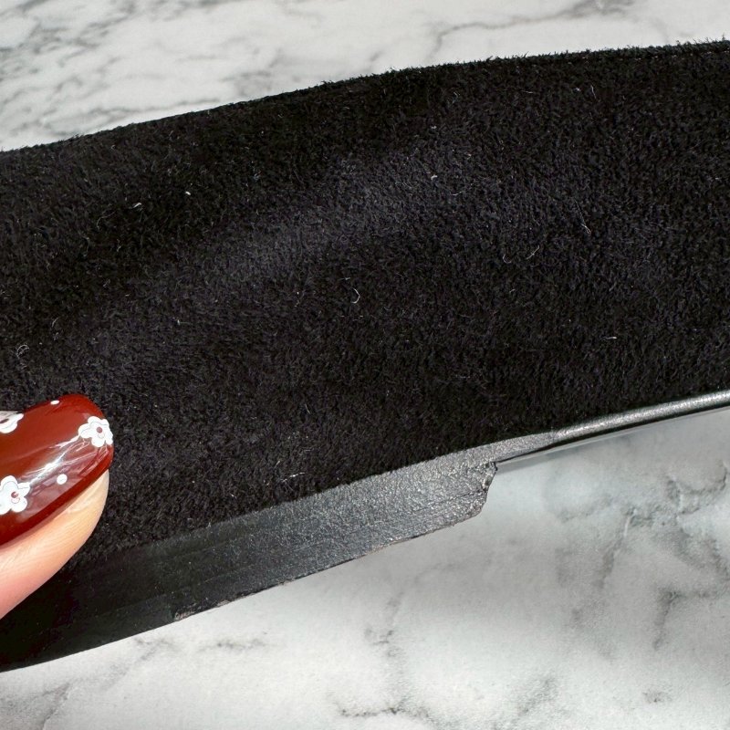 💝有盒子 狀況漂亮 Hermes 黑色亮鑽H造型平底鞋 娃娃鞋-7