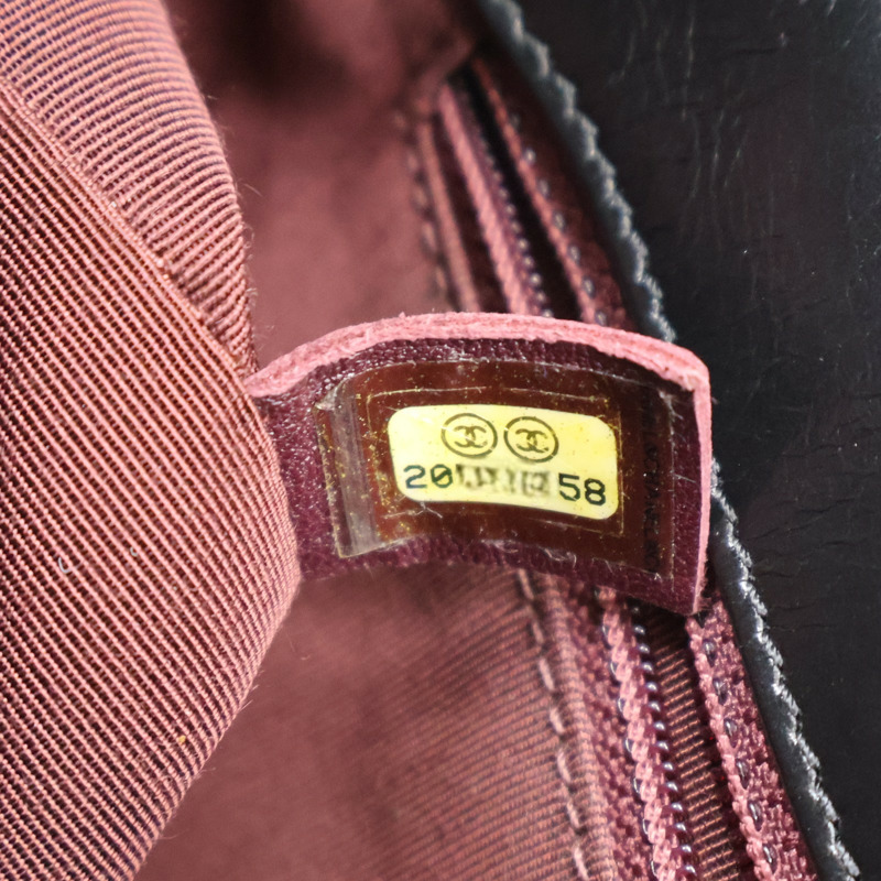 黑色 菱格紋 牛革 Coco Boy Flap 肩背包【CHANEL 香奈兒】 A92797-7