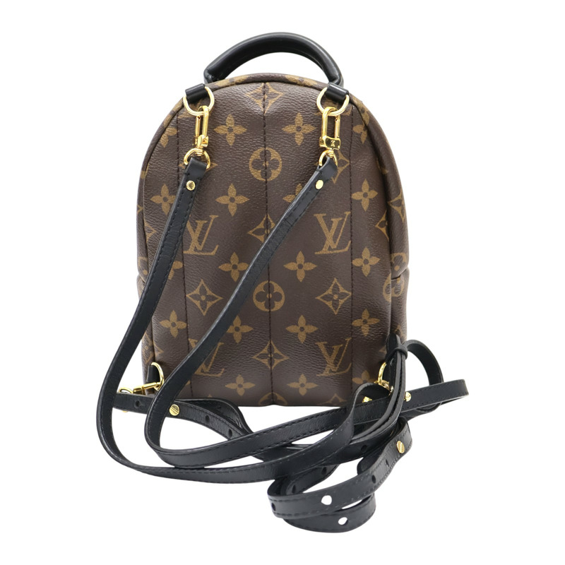 棕色 原花帆布 Palm Springs Mini 後背包 M44873【LOUIS VUITTON LV 路易威登】 M44873-1