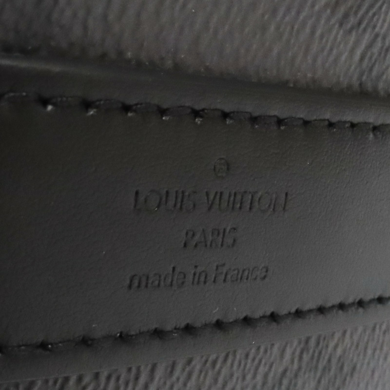 黑色 原花帆布 Keepall Bandouliere 25 兩用包【LOUIS VUITTON LV 路易威登】 M46271-6