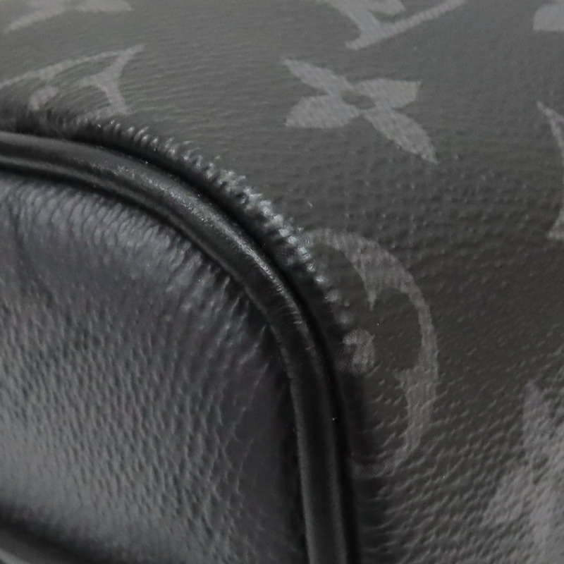 黑色 原花帆布 Keepall Bandouliere 25 兩用包【LOUIS VUITTON LV 路易威登】 M46271-8