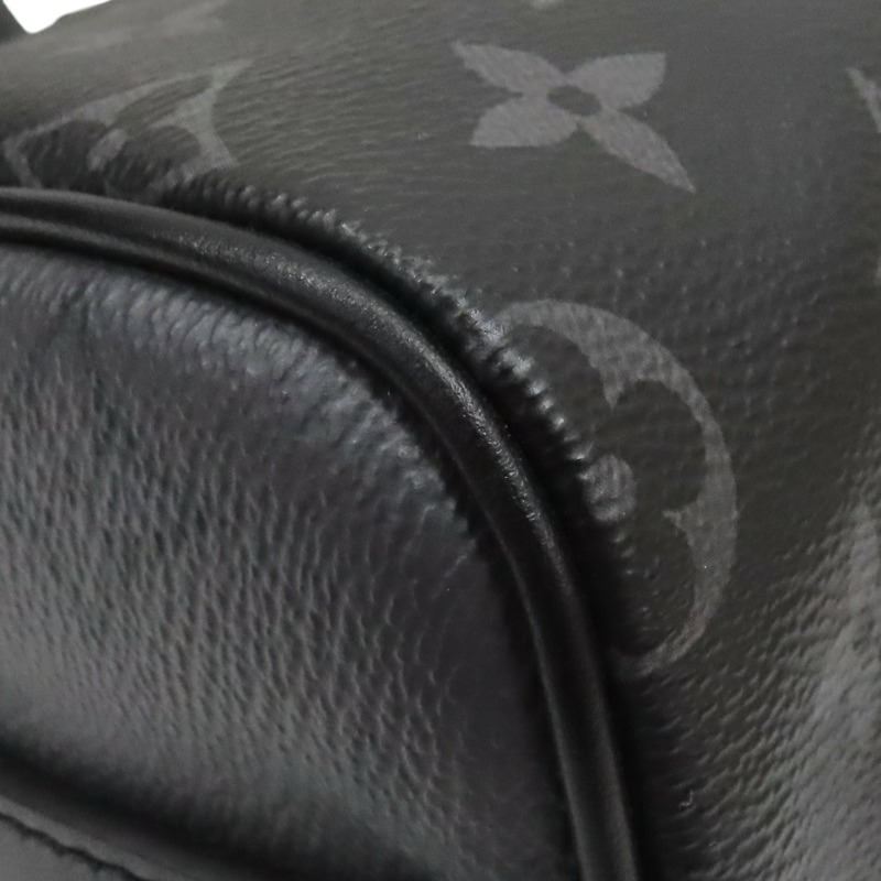 黑色 原花帆布 Keepall Bandouliere 25 兩用包【LOUIS VUITTON LV 路易威登】 M46271-10