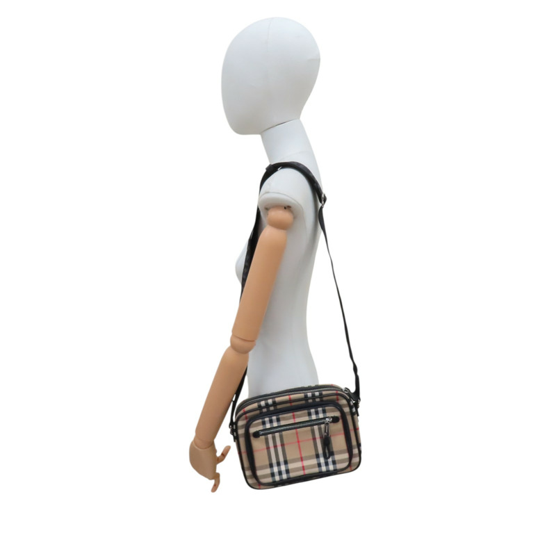 駱駝色 Vintage Check 帆布 Paddy 肩背包【BURBERRY 巴寶莉】 80101521-9