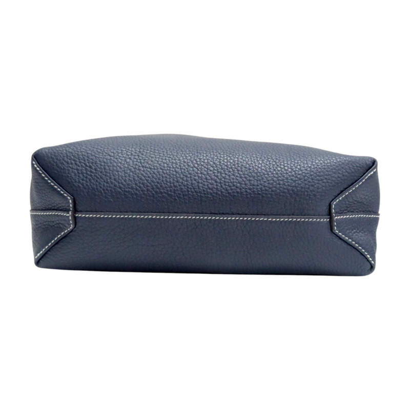 杜鵑粉/午夜藍 Taurillon牛皮 Double Sense 28 肩背包 A刻【HERMES 愛馬仕】-3