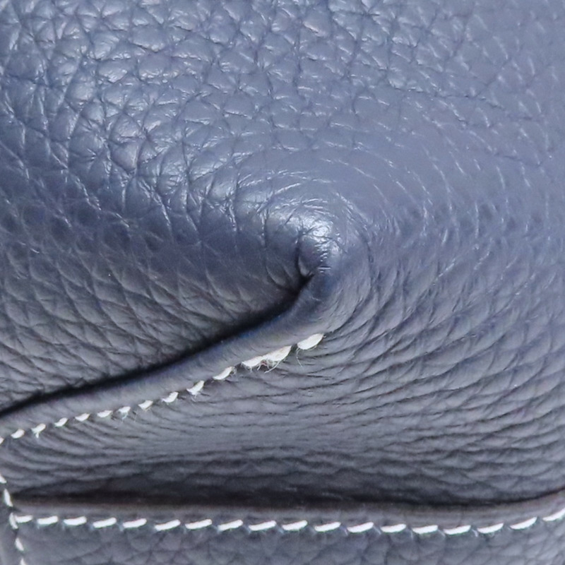 杜鵑粉/午夜藍 Taurillon牛皮 Double Sense 28 肩背包 A刻【HERMES 愛馬仕】-8