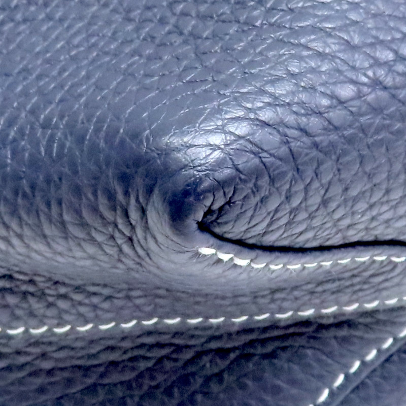 杜鵑粉/午夜藍 Taurillon牛皮 Double Sense 28 肩背包 A刻【HERMES 愛馬仕】-9